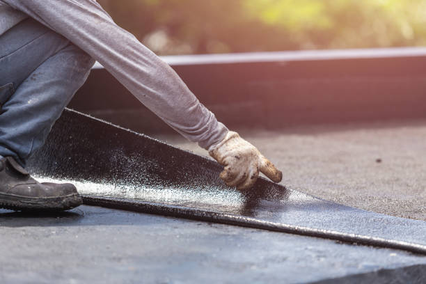 Professional Waterproofing technician working in Waldo, WI